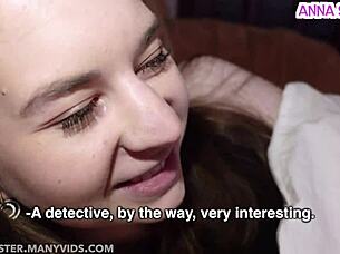 friend catches me pounding shaved pussy mid-fuck