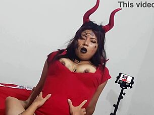 Quick Halloween Sex Fulfills My Dirty Fetish Craving Him Now!