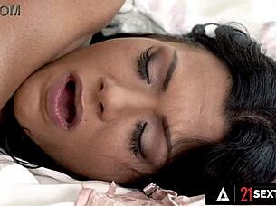 Adelle Sabelle And Angie Lynx Tongue Finger Toy Ecstasy