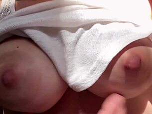 italian big tits milf artemisia love bounces boobs close up slow mo