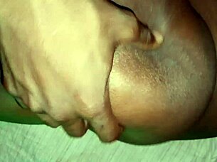 creamy ebony pussy takes big black dick!