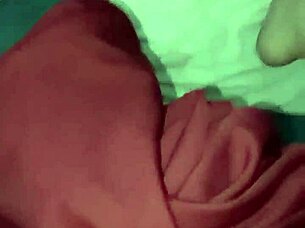 she warms her soaked pussy with hairdryer after piss play