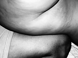 creamy ebony pussy takes big black dick!