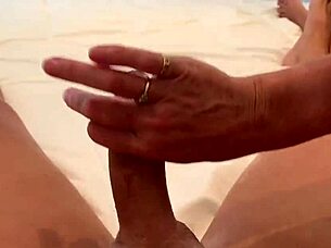 Wife's Intense Wank Leads To Hardcore Pounding Session