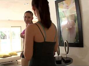 two yoga hotties lick asses finger pussies erotic face sitting