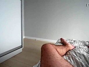 big ass homemade babe HINTS at DOGGYSTYLE then RIDES hard CREAMPIE