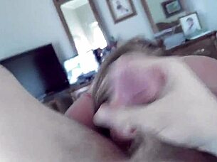 chubby teen 18+ devours cock hungrily!