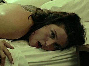 nympho pawg slut licks bbc before sensual creampie pounding interracial