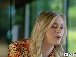 vixen amber moore rides boss cock missionary to cowgirl