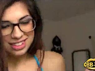 Cutie teen sneaks dick blowjob then hard fuck on hidden cam 😘🍆💦