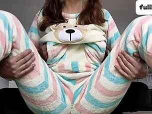 stop touching my tight pussy and petite tits already!