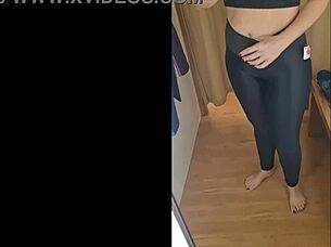 karina lucas thrilled picking sexy gym outfit