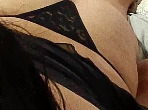 Pregnant anal creampie thrill