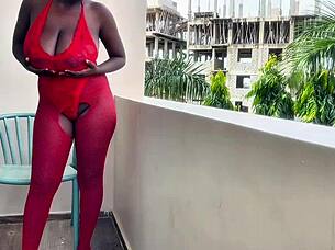 Morning Outdoor Tit Fuck Squirts