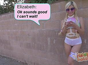 elizabeth jolie wild bangs after hard gagging action