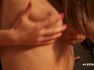 claudia shower masturbation shaved pussy fingering intimate toys