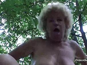 granny's blind date woods pov hairy pounding 🌲😏