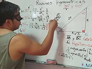 asian nerd student teacher trigonometry sex lesson