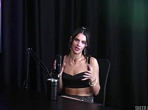 Debora Andrade's sheer red lingerie compilation heats up part 2