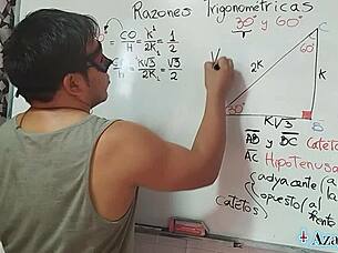 asian nerd student teacher trigonometry sex lesson