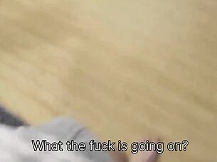 blackmailing tight teen pussy while stuck helpless and horny