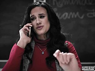 Teen FUCKS Big Tit Teacher For That A!