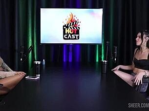 Debora Andrade's sheer red lingerie compilation heats up part 2