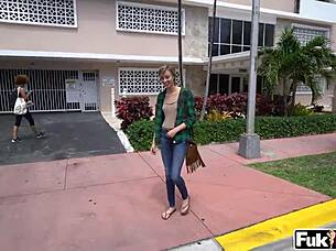 haley reed teen caught in public outdoor fun?