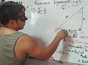 asian nerd student teacher trigonometry sex lesson