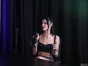 Debora Andrade's sheer red lingerie compilation heats up part 2