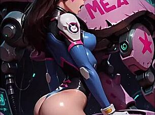 cute overwatch asses get pounded in anal compilation