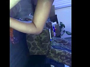 deep doggystyle strokes make ebony ass quiver!