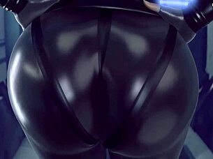black widow's secret anal cock duty revealed