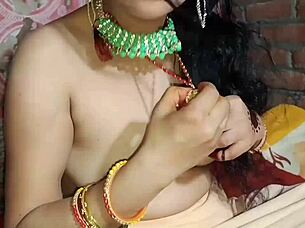 beautiful indian babe sloppy blowjob rough creampie fuck!