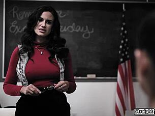 Teen FUCKS Big Tit Teacher For That A!