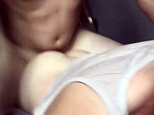 Fucked cute 18 year old beauty behind garages then bed