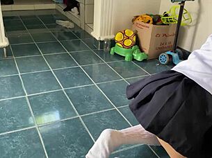 monster cock slams tight pussy doggystyle rough!