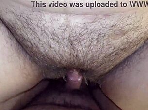 pov cuckold watches huge creampie cumshot fill wife's cheating pussy
