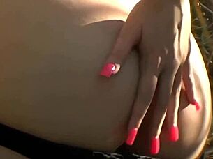 A horny blonde's saggy tits bounce on anal cowgirl ride 🍑💦