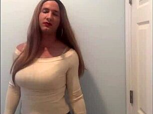 Watch my wild feminization into a sexy shemale slut