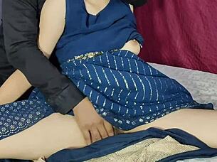 indian bhabhi moans wildly as devar pounds her curves