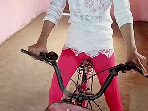 village girl fucked on bike caught by friends