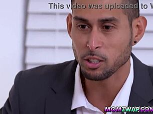 Two horny milfs crave stepsons' thick cocks inside