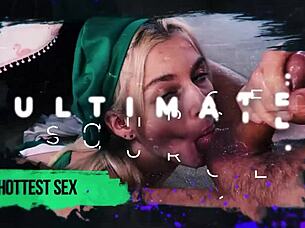 Petite Blonde Rides COCK After Prom Night Fuck