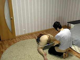 Milf with big boobs finally gets fucked hard.