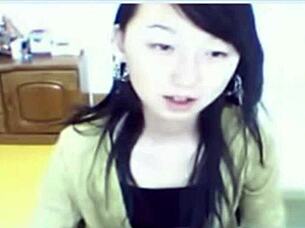 wanna see this cute asian amateur tease her panties in solo play?