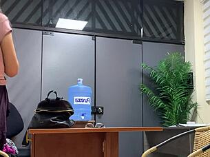 Ninfomana Secretary Fucks Music Professor Doggystyle in Miniskirt