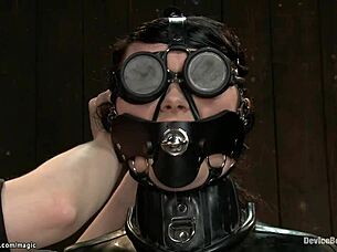 Chained Slut Buttplugged and Roughly Ass Fucked Hard