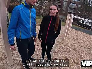 Vip4k. Sexy Athlete Sakura Hell Fucks Rich Stranger Car Cuckold