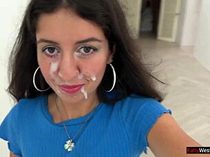 damn lost the game now outside cumwalking with hot facial and swallow